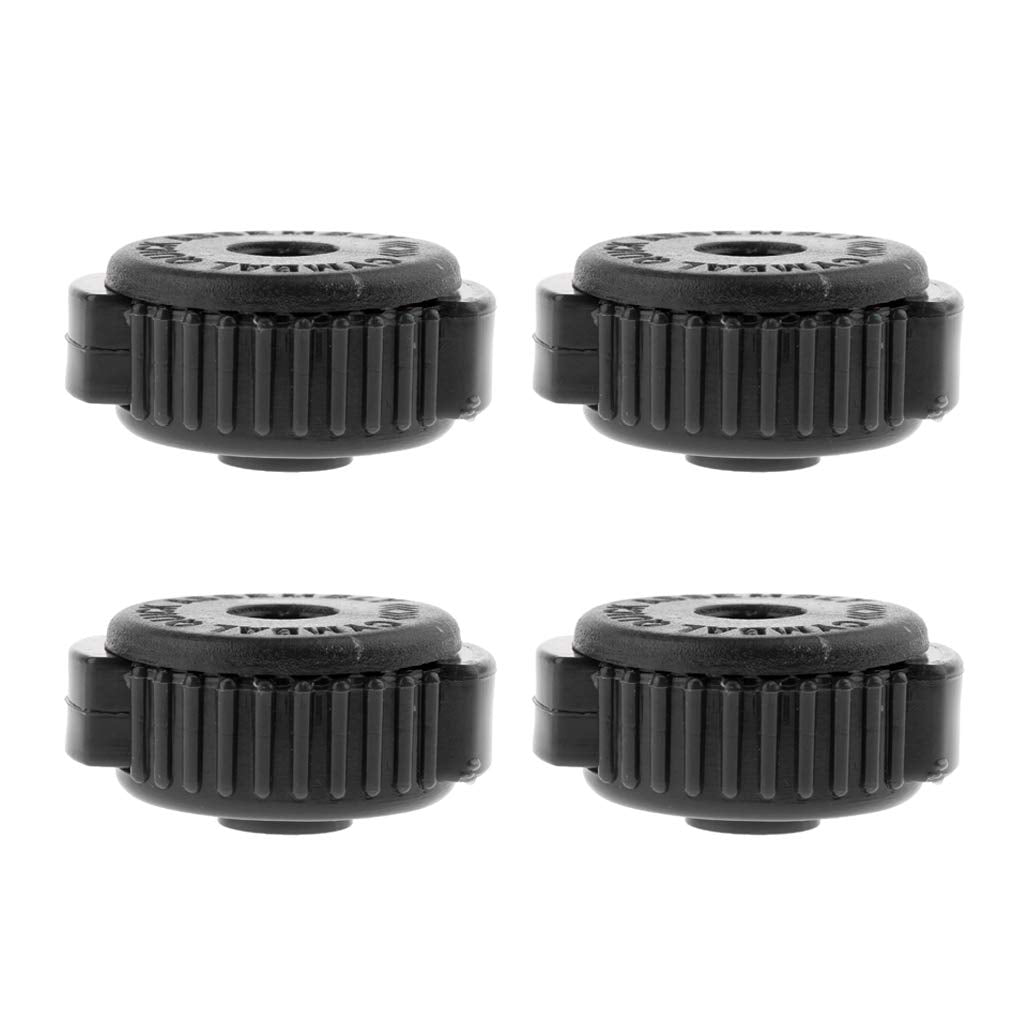 Enakshi 4Pcs Abs Drum Set Cymbal Quick Assembly Mate Replacement Accessories