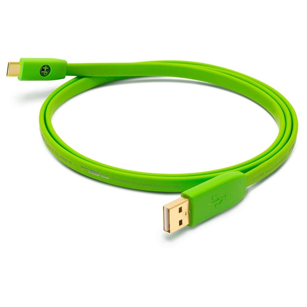 Neo By Oyaide D+ Usb (Class B) A To C   High Speed Durable Digital Cable For Djs, Musicians And Producers   Green
