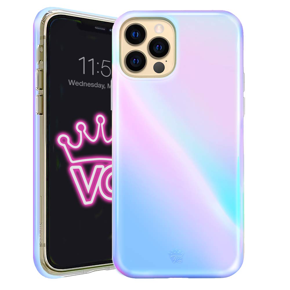 Velvet Caviar Case For Iphone 12 Pro Max [8Ft Drop Tested] Cute Protective Cases For Women (Holographic Nebula)
