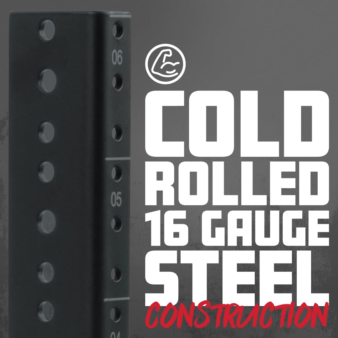 Gator Rackworks Heavy Duty Steel Rack Rail Set, 12U Rack Size (Grw-Rackrail-12U)