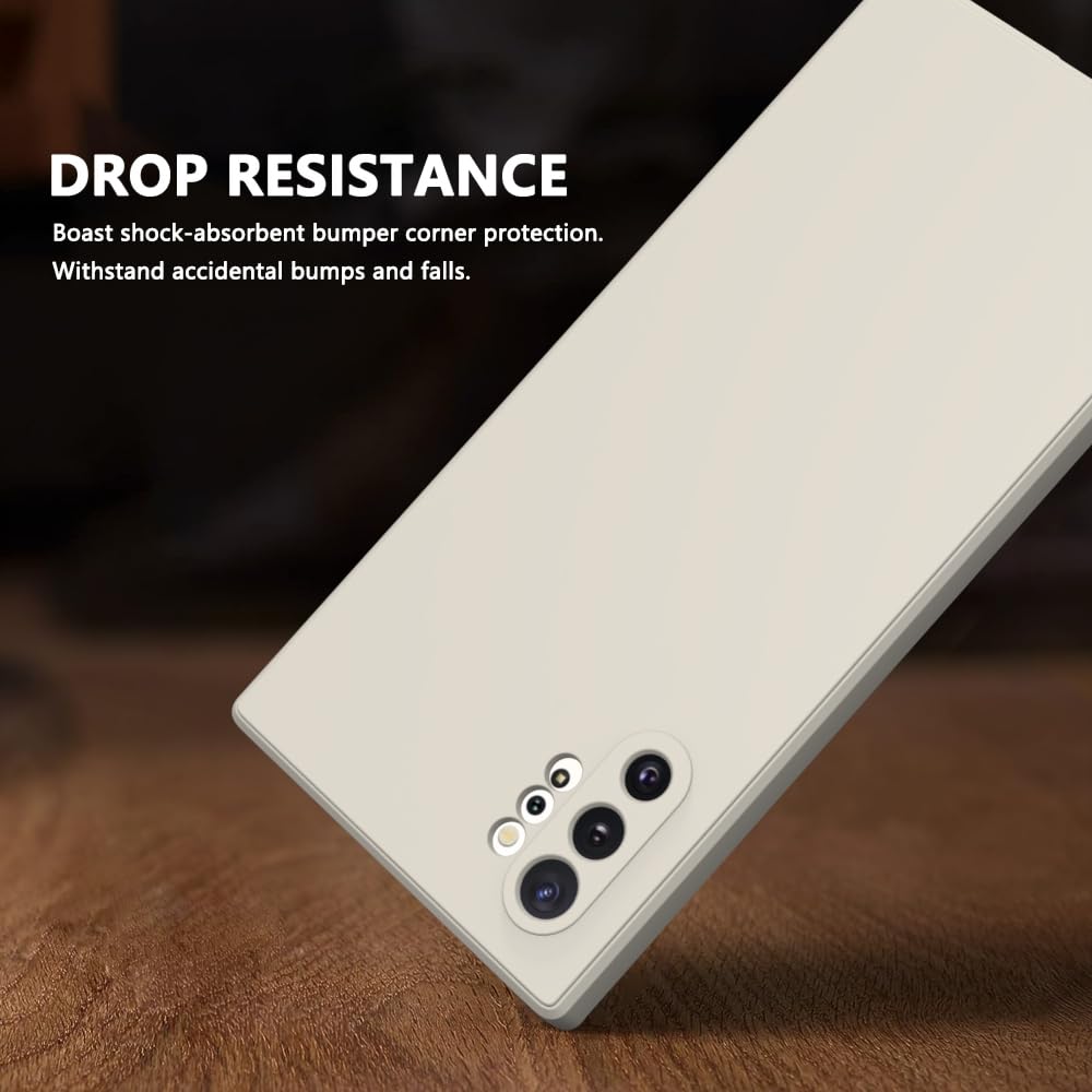 Wogroo For Samsung Galaxy Note 10 Plus Case White, Scratch Resistant With Soft Touch, Slim Thin Phone Cover For Samsung Galaxy N