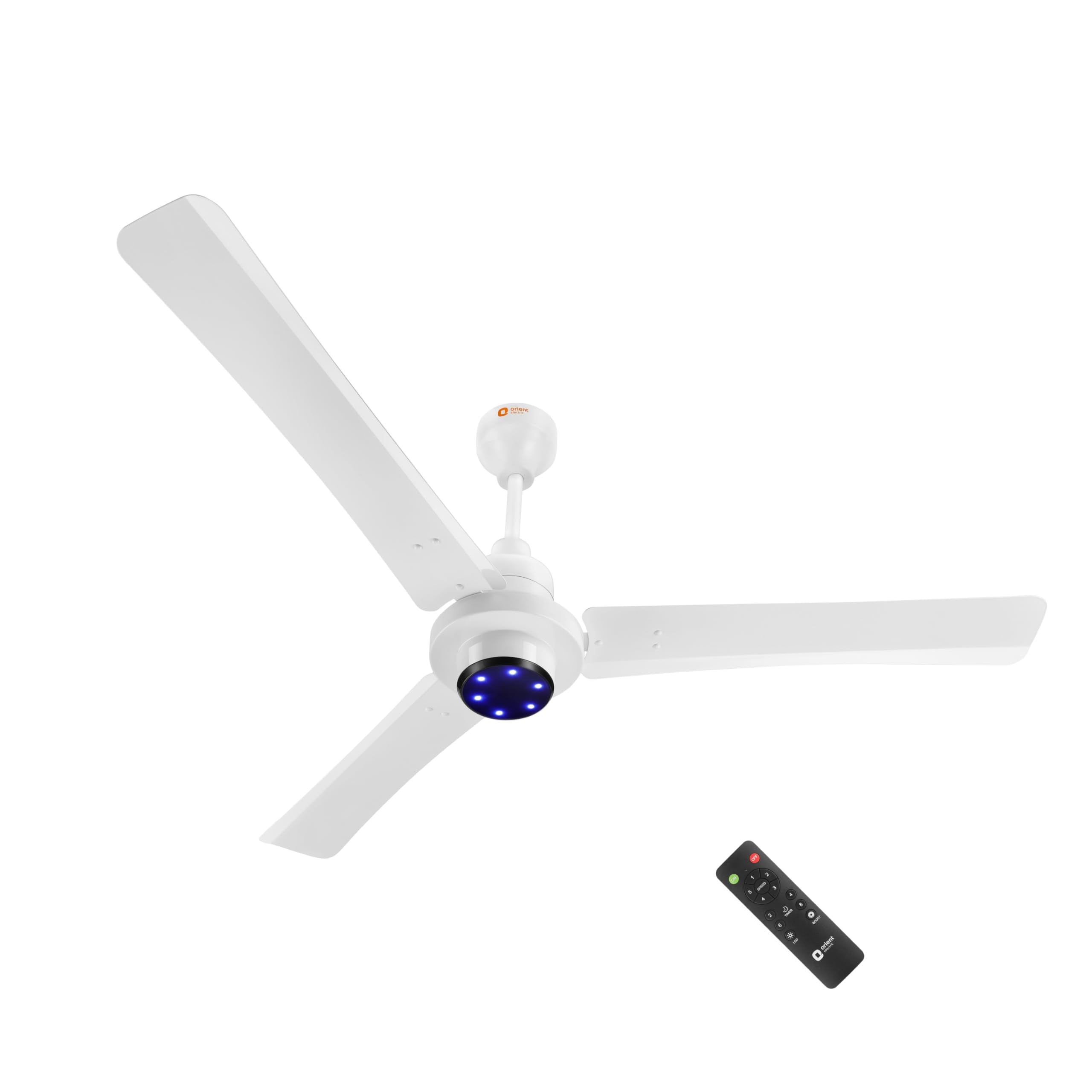 Orient Electric Uniquely Designed I Tome Pro 1200 Mm Bldc Ceiling Fan With Remote | Led Indicator Lights, Bee 5 Star Rated Energ