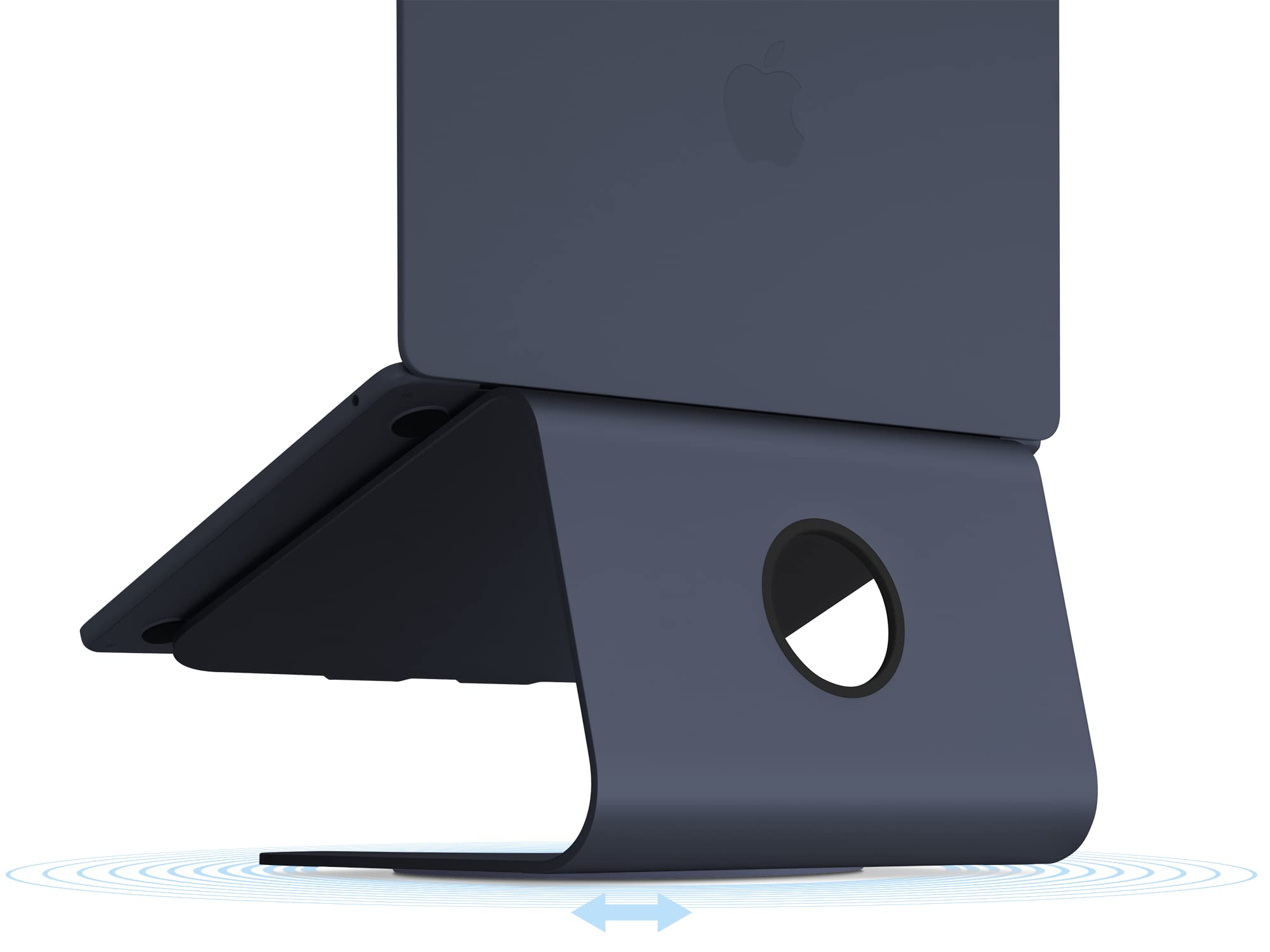 Rain Design mStand360 Laptop Stand with Swivel Base, Midnight (10091)
