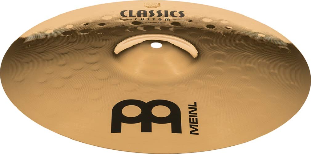 Meinl 14'' Medium Crash Cymbal   Classics Custom Brilliant   Made In Germany, 2 Year Warranty (Cc14Mc B)
