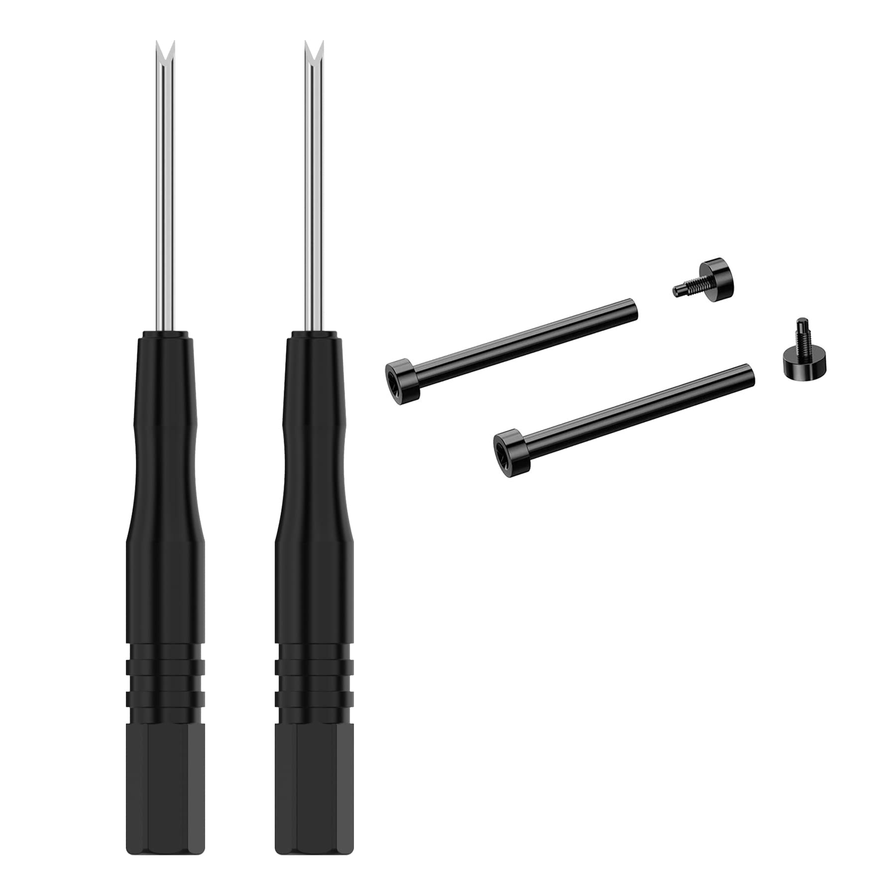 Hengkang Compatible With Amazfit T Rex 2 Smart Watch Screw Accessory, 2Pcs Stainless Steel Replacement Screws With 2Pcs Screwdri
