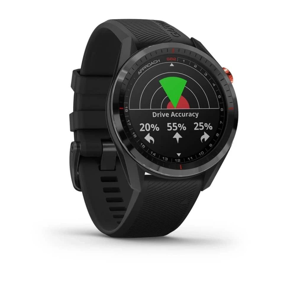 Garmin 010 02200 00 Approach S62, Premium Golf Gps Watch, Built In Virtual Caddie, Mapping And Full Color Screen, Black