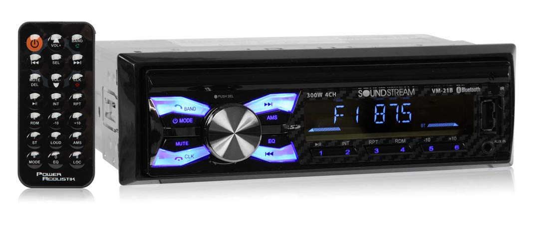 Soundstream Vm 21B Single Din Bluetooth Digital Media Receiver