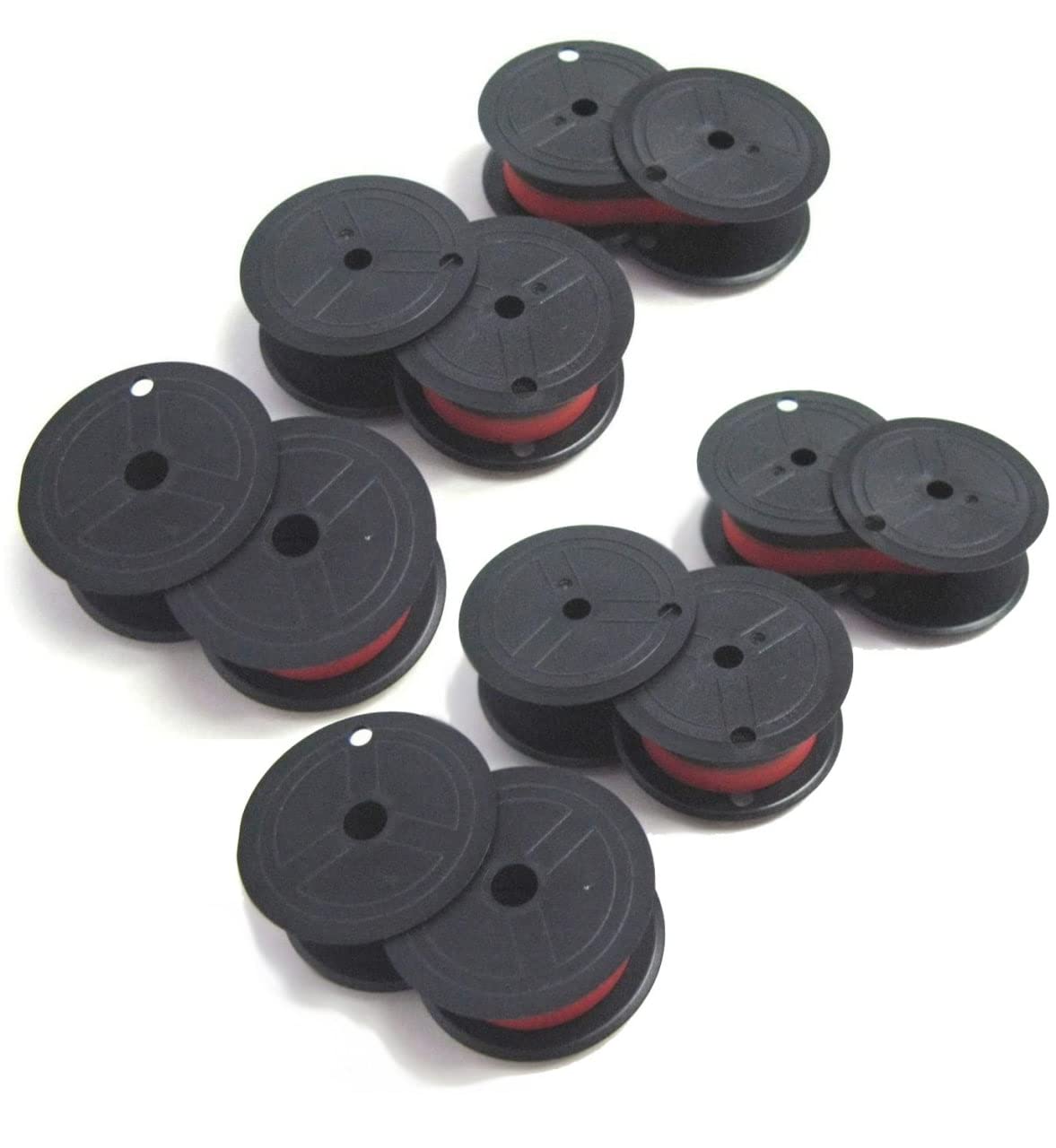 6 Calculator Ribbons Replacement For Canon Mp11Dx Canon Mp 11Dx Black Red   Adding Machine Ribbon Canon Mp 11Dx Ink Canonmp11Dx