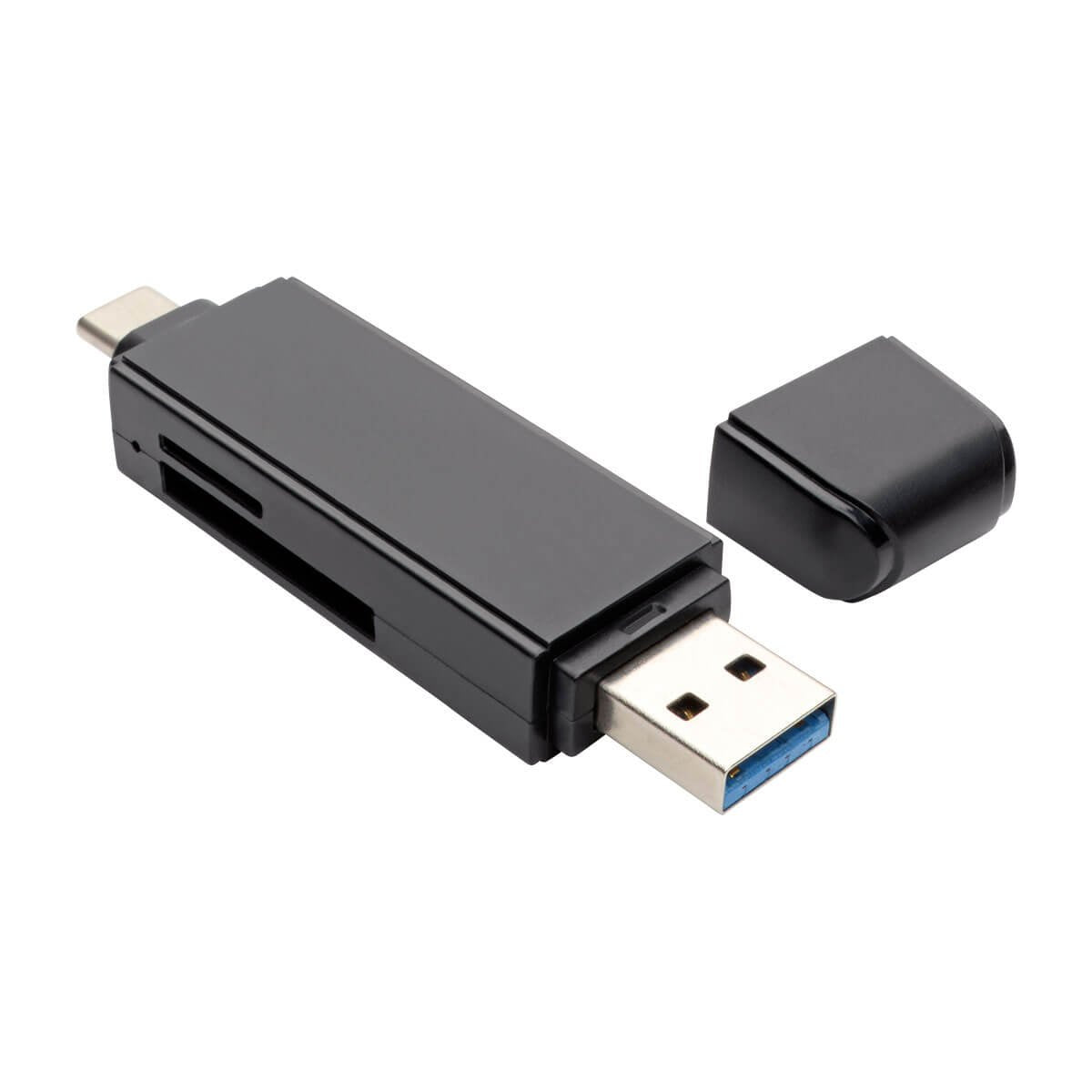 Tripp Lite Usb C Memory Card Reader Adapter 2-In-1 Usb-A / Usb-C Usb Type C, Usb 3.1 Gen 1 (U452-000-Sd-A)