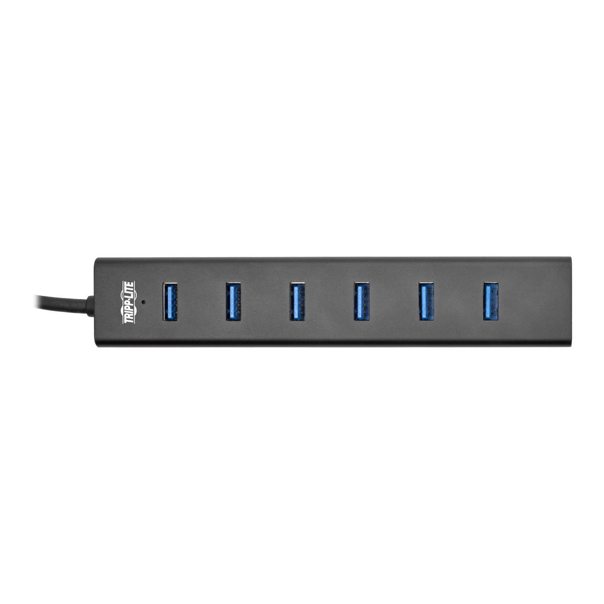 Tripp Lite 7 Port Portable Usb 3.0 Superspeed Mini Hub/Splitter Portable Aluminum 5 Gbps Data Transfer, Black (U360 007 Al)