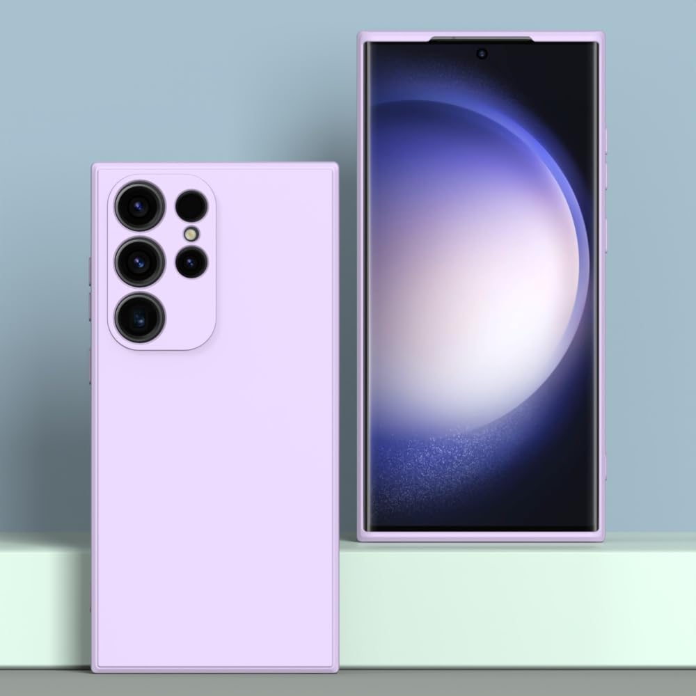 Wogroo For Samsung Galaxy S22 Ultra Case Purple, Scratch Resistant With Soft Touch, Slim Thin Phone Cover For Samsung Galaxy S22