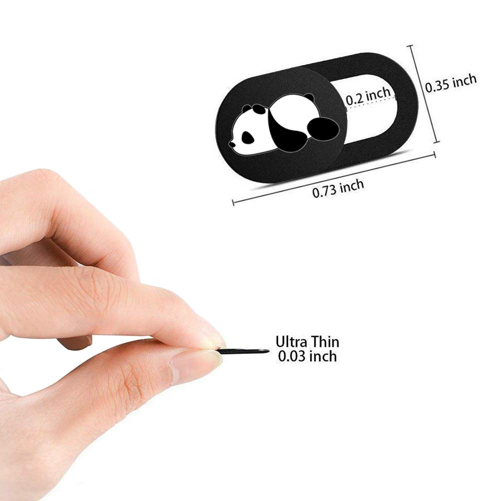 Webcam Cover Slide Cute Pattern Web Camera Cover 0.7Mm Thin Fits For Laptop Macbook Pro Imac Air Computer Smartphones Tablets Pr