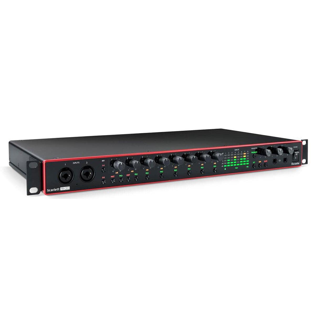 Focusrite Scarlett 18I20 3Rd Gen Usb Audio Interface For Recording, Producing And Engineering - High-Fidelity, Studio Quality Re