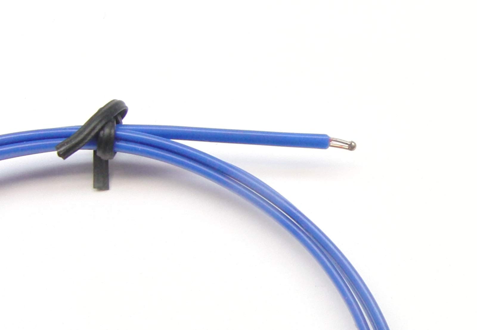 Blue T Type Thermocouple Awg 24 Wire Sensor Probe With Pfa Insulation 500 F Or 260 C   3 Ft