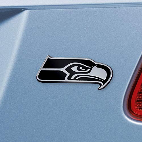Seattle Seahawks Auto Emblem Premium Metal Chrome