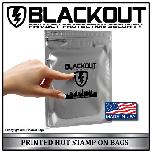 Blackout Faraday Cage Emp Bags Premium Ultra Thick 20Pc Prepping Kit Laptops Tablets Smartphones Hard Drives