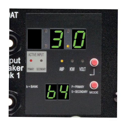 Tripp Lite Metered Pdu With Ats, 30A, 19 Outlets (16 C13, 2 C19 & 1 L6 30R), 208V, 2 L6 30P, 2U Rack Mount Power, Taa (Pdumh30Hv