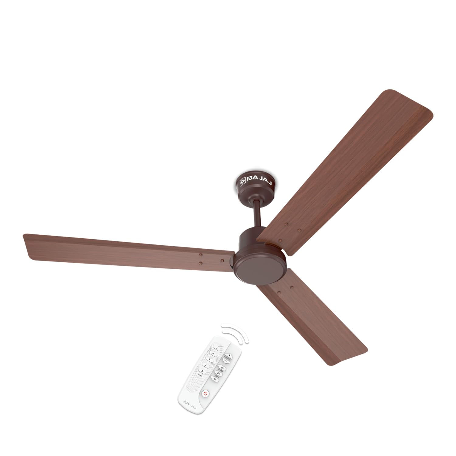 Bajaj Classico Sleek Wood 1200Mm (48Inch) Bldc Ceiling Fans For Home | Bee 5 Star Rated Energy Efficient Ceiling Fan | Sleek Compac