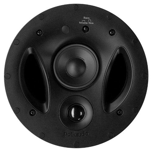 Polk Audio 70-Rt 3-Way In-Ceiling Speaker (2.5    Driver, 7    Sub) - The Vanishing Series | Power Port | Paintable Grille | Dua