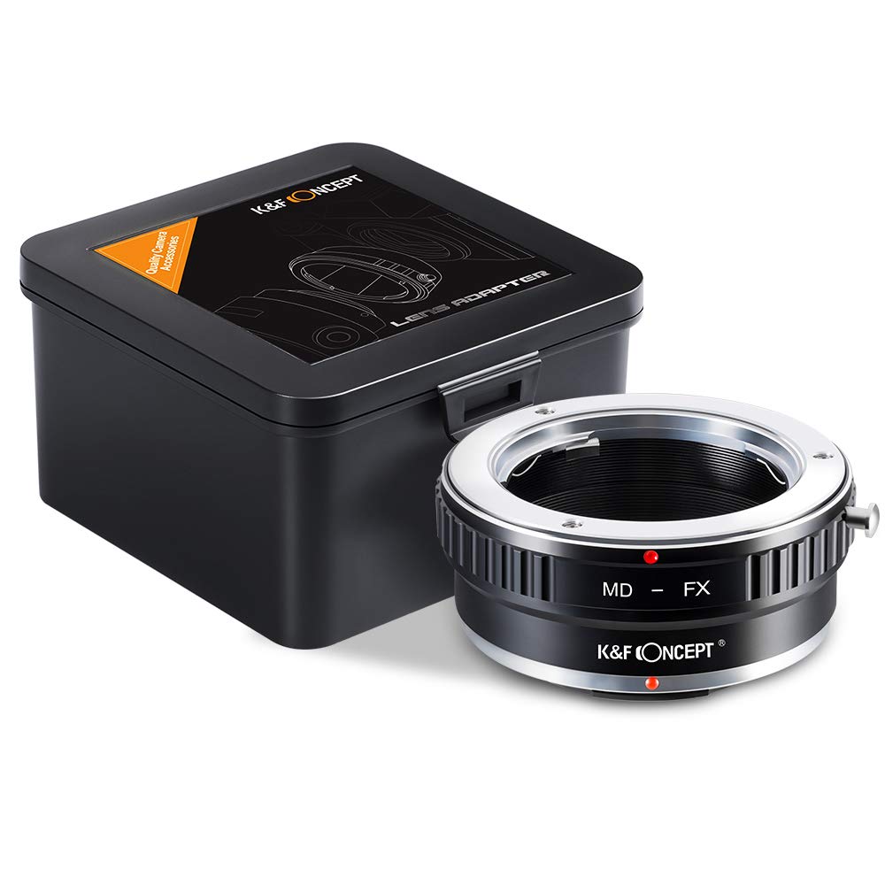 K&F Concept Md Minolta Md Mc Rokkor Lens To Fujifilm Fx Mount Camera Adapter,Md To Fx Lens Adapter For Fuji X Pro1 X Pro2 X E1 X E2 X M1 X A1 X A2 X A3 X A10