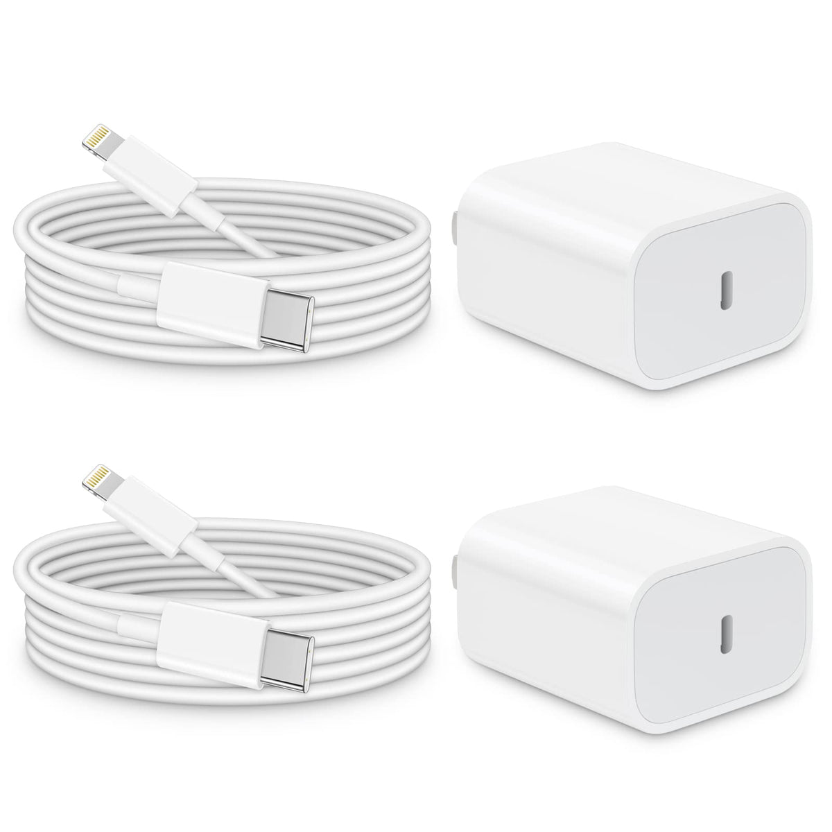 For Iphone 14 13 12 11 Charger Fast Charging, ?Mfi Certified? 2 Pack 20W Usb C Fast Charger With 6Ft Charging Cable Compatible W