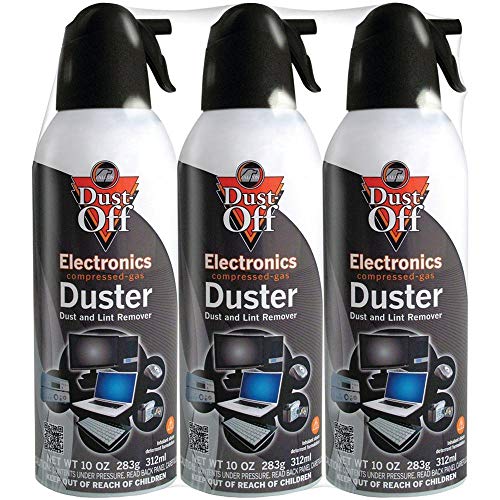 Falcon Compressed Gas Duster 152a Disposable 3 Count 10 oz Can Black D ...