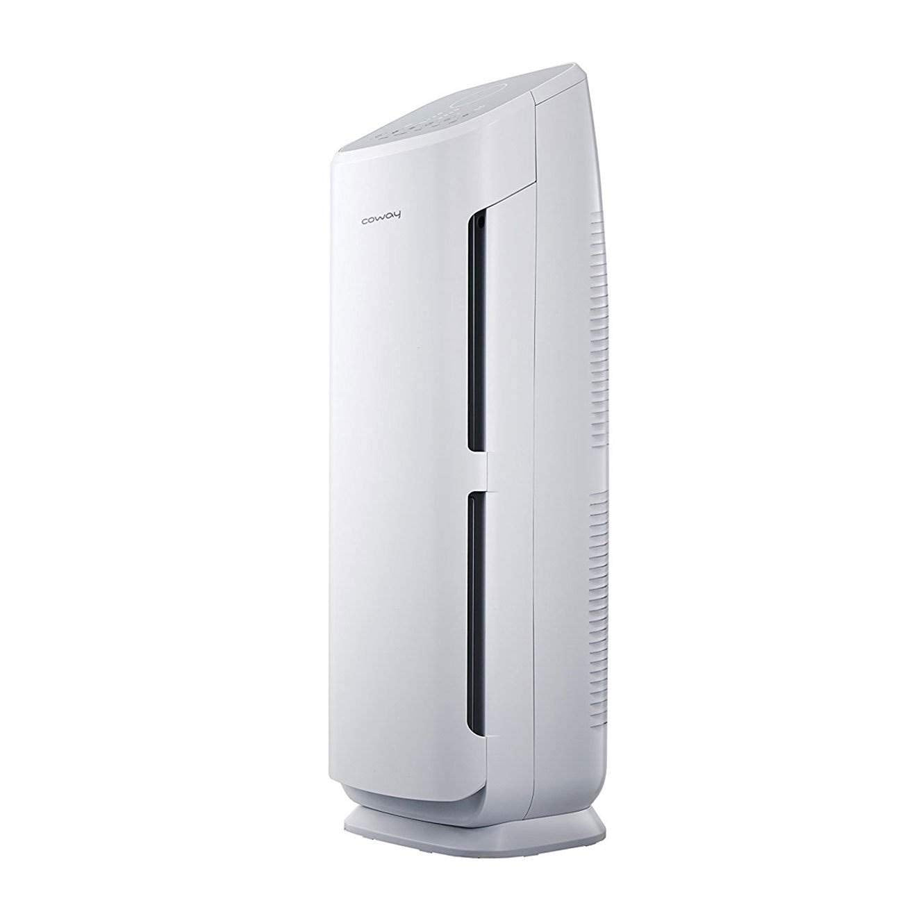 Coway Tower True Hepa Air Purifier With Air Quality Monitoring, Auto Mode, Timer, Filter Indicator, White (Ap 1216L)