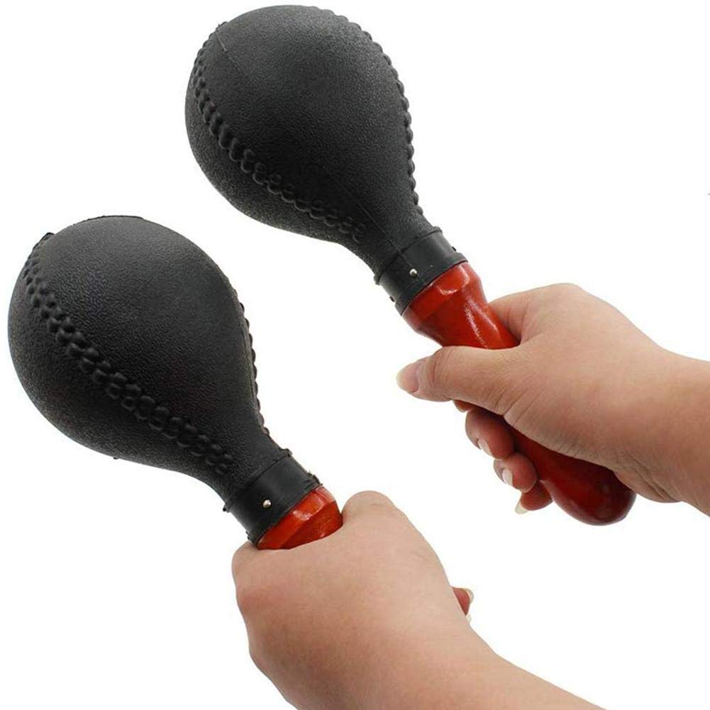 Ubblove Maracas Shakers Rattles Sand Hammer Hand Percussion Musical Instruments With Abs Plastic Shell Wooden Handles For Adults