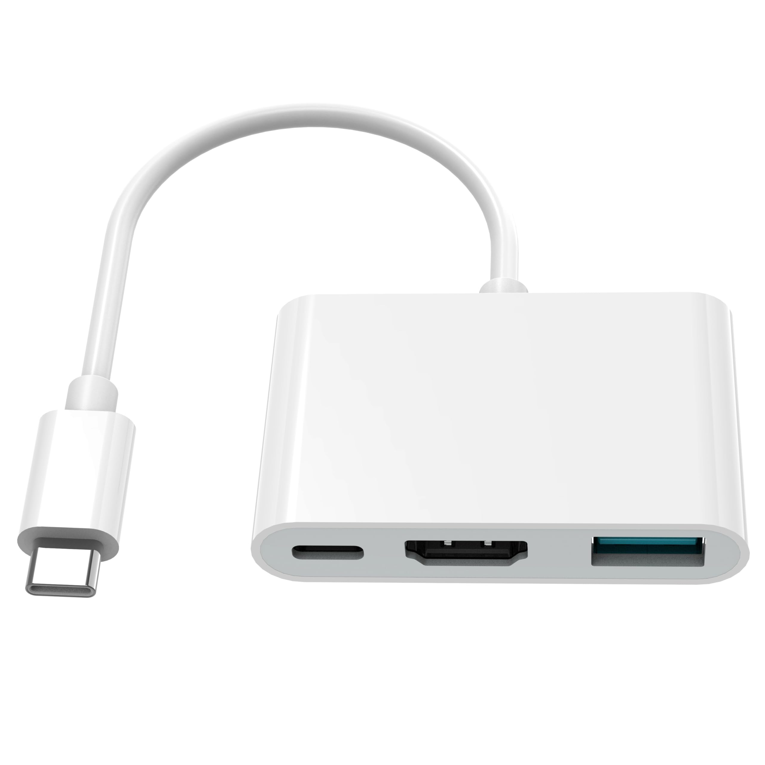 AIRSKY USB C to HDTV Adapter, 3in1 USBC Digital AV Multiport Hub