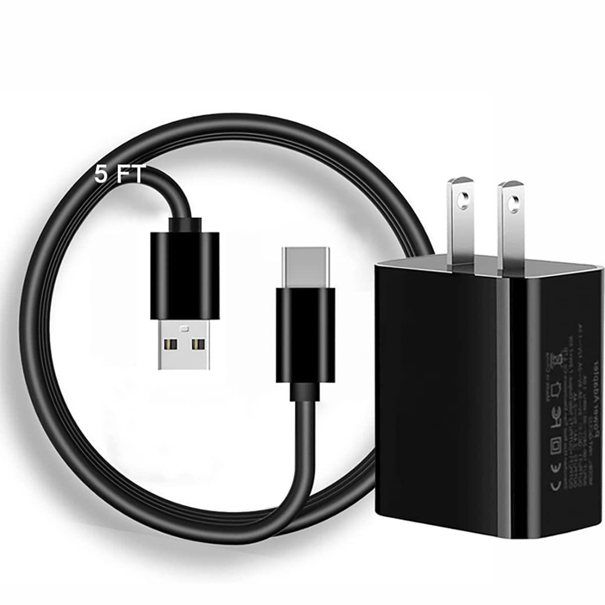 6Ft Usb C Wall Charger Cable Compatible For Jitterbug Lively Smart 3Rd Generation, Jitterbug Flip 2Nd Generation Usb Type C Charger Cord