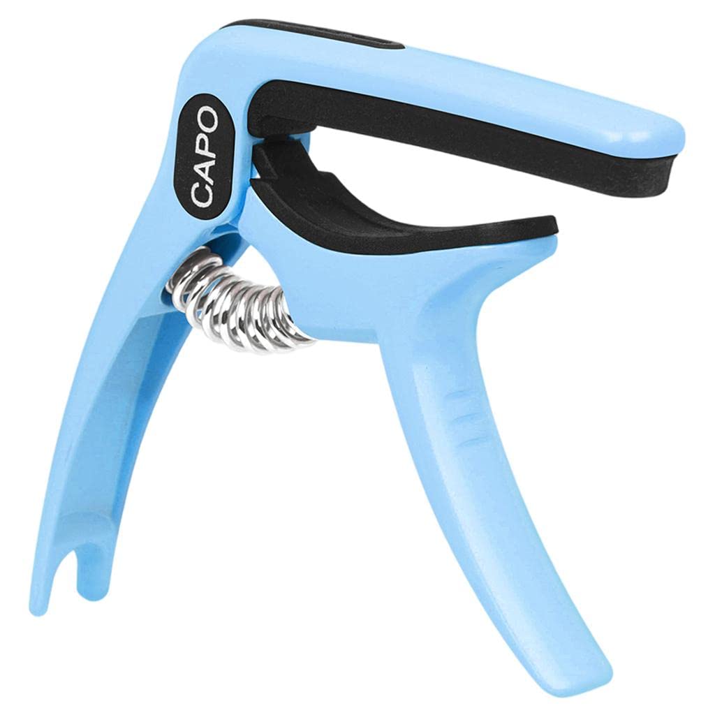 The Style Sutra Guitar Capo Guitar Quick Clamp Capo For Acoustic Guitar Bass Blue