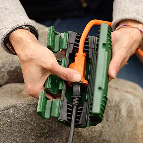 Twist And Seal Cord Protect (2 Pack)   Outdoor Extension Cord Plug Head Safety Cover Connector And Weatherproof Electrical Prote