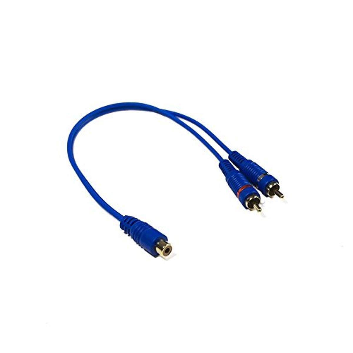 Stinger SSIBY2M Value Series 2 Male to 1 Female Y Interconnect