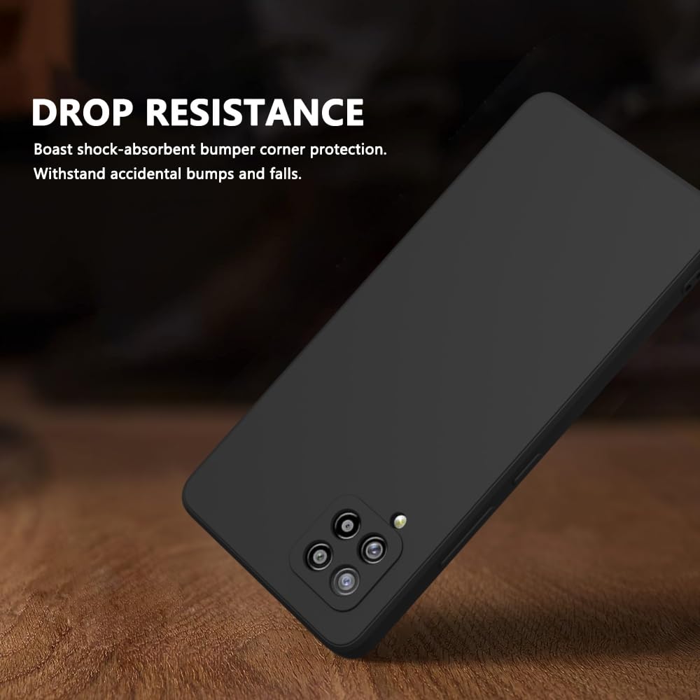 Wogroo For Samsung Galaxy A42 Case Black, Scratch Resistant With Soft Touch, Slim Thin Phone Cover For Samsung Galaxy A42