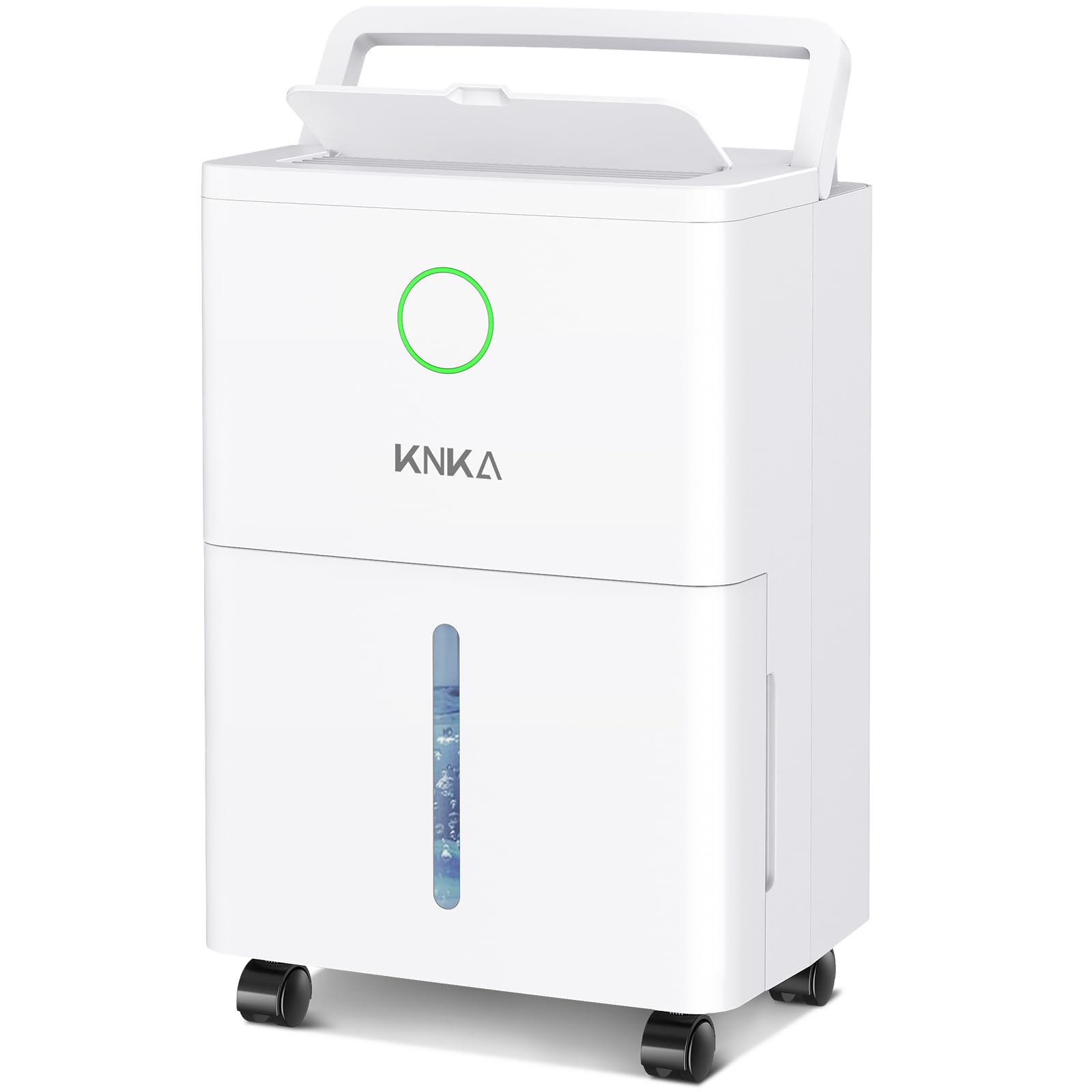 KNKA 1600 sq.ft Dehumidifier for Basement, 21 Pint Dehumidifiers for Home with Drain Hose, Continuous Drainage, Washable Filter,