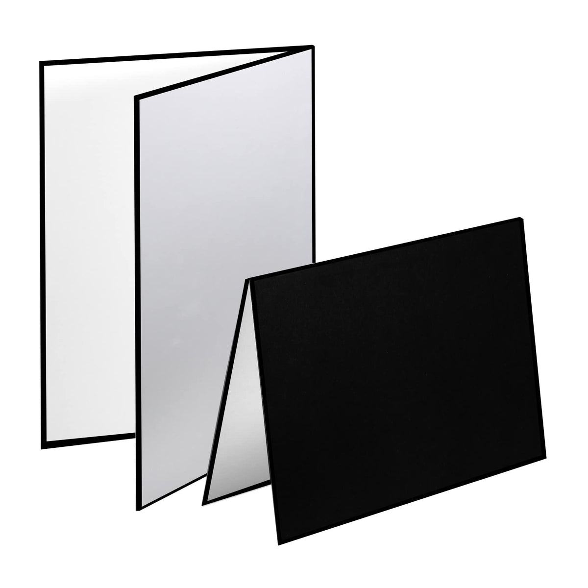 Meking 3 In 1 Photography Reflector Cardboard, 17 X 12 Inches Folding Light Diffuser Board For Still Life, Product And Food Phot