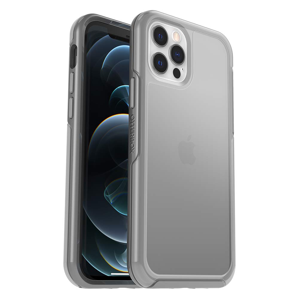 Otterbox Iphone 12 & Iphone 12 Pro Symmetry Series Case   Moon Walker (Frost White/Silver Met/Moonwalker Graphic), Ultra Sleek,