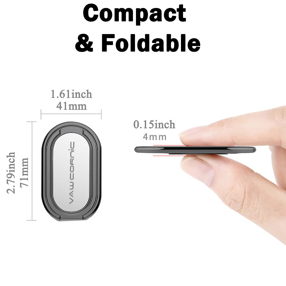 Vawcornic Phone Ring Holder Finger Kickstand, 540