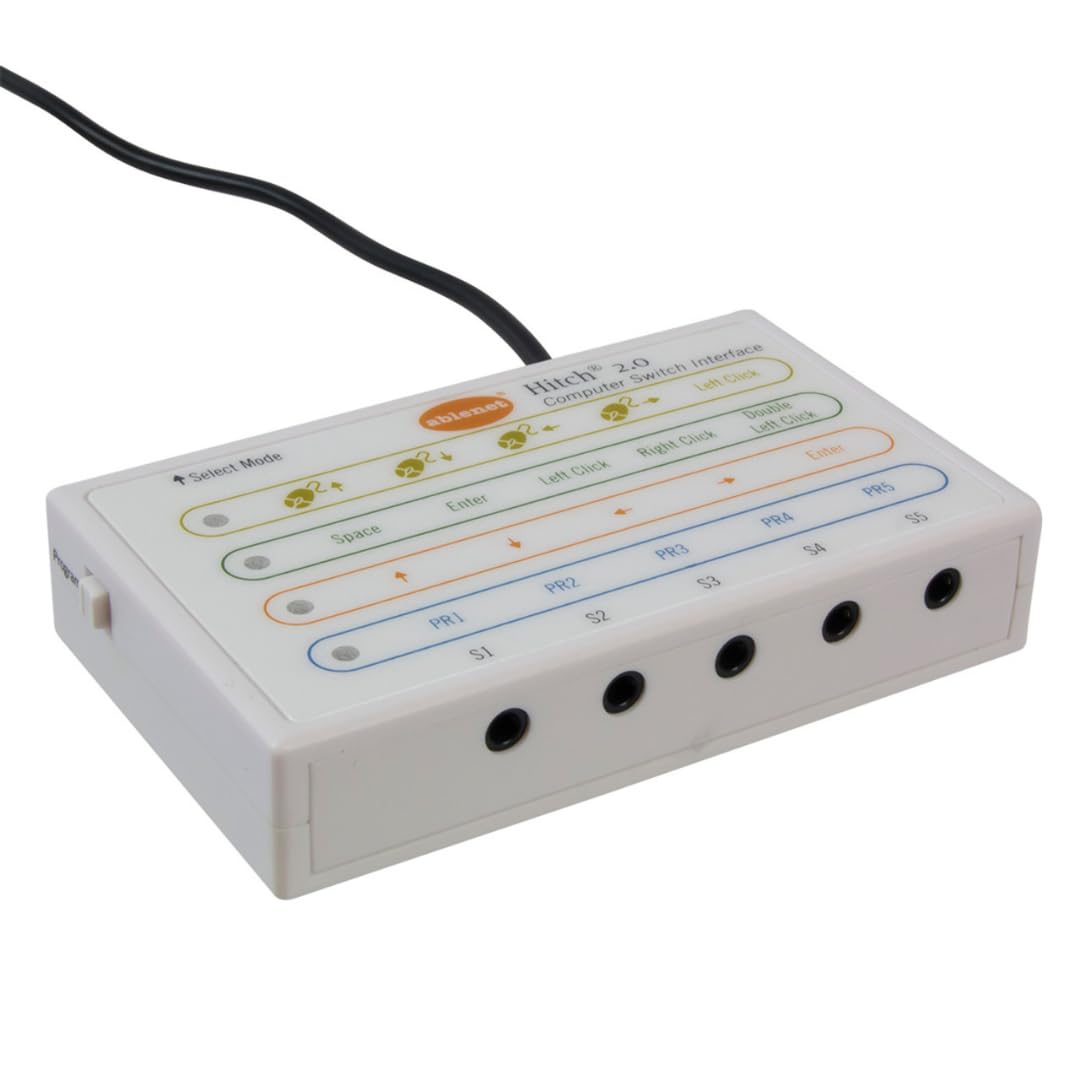 Ablenet Hitch 2   Plug And Play Usb Computer Switch Interface For Accessibility   Control, Learn, And Enhance User Experience