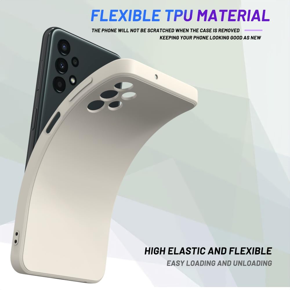 Wogroo For Samsung Galaxy A13 4G Case White, Scratch Resistant With Soft Touch, Slim Thin Phone Cover For Samsung Galaxy A13 4G