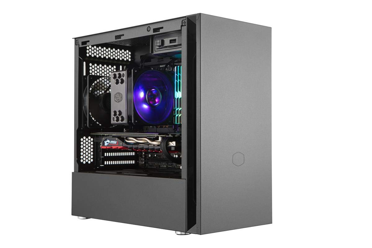 Cooler Master Silencio S400 Matx Tower W/Sound Dampening Material, Sound Dampened Steel Side Panel, Reversible Front Panel, Sd C