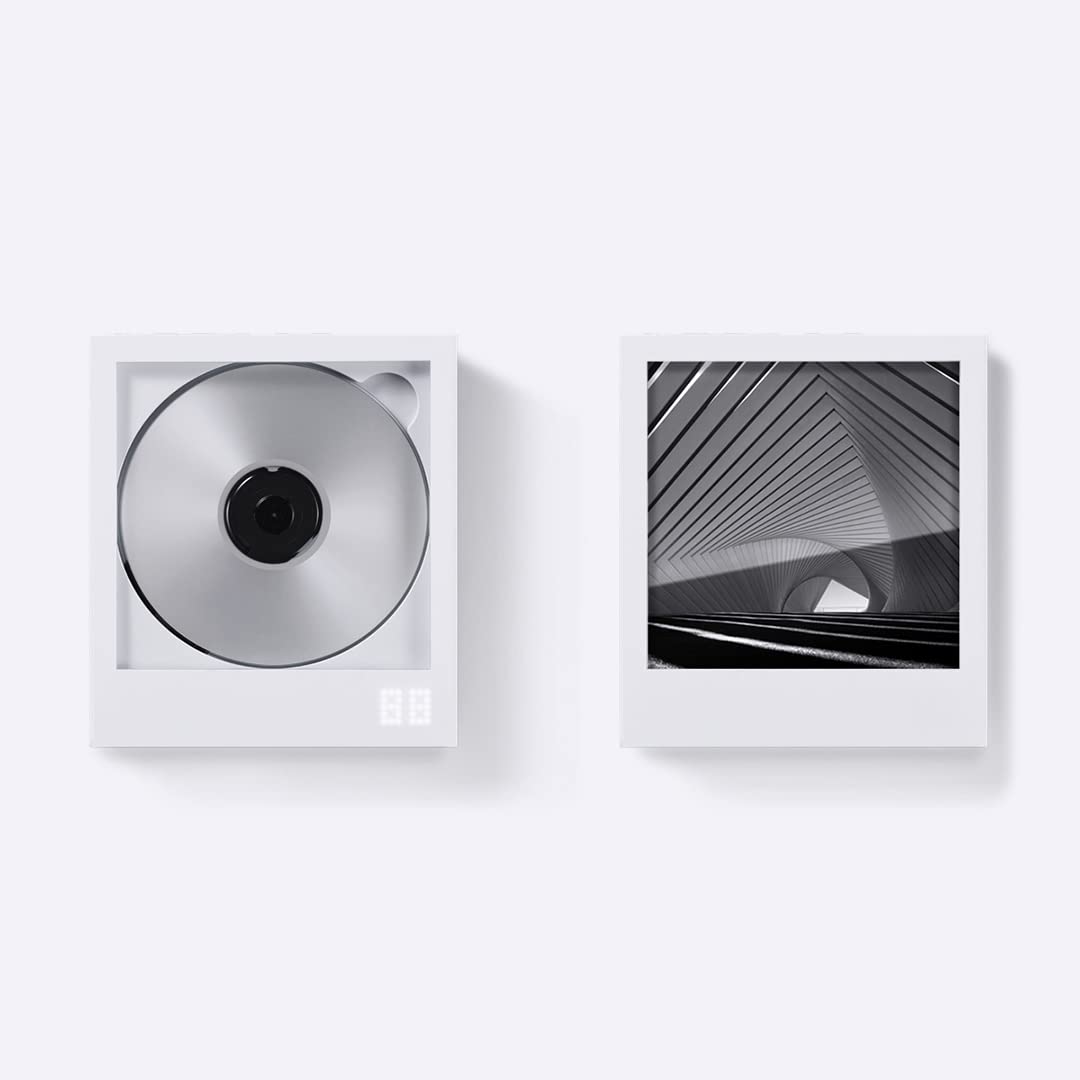 Bluetooth Cd Player Instant Disk Audio Cp1(White)