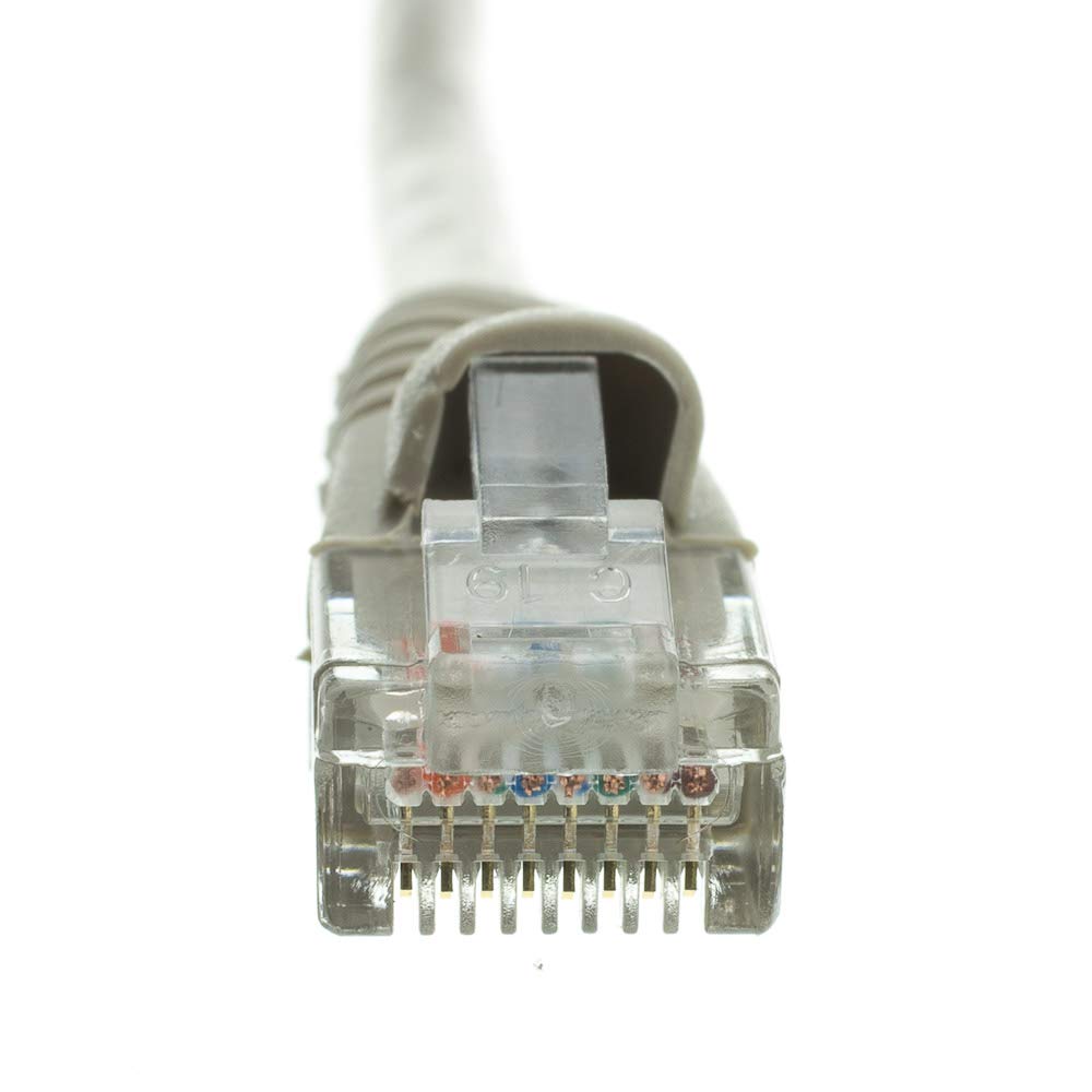 Cablewholesale 5 Foot Gray Cat6A Ethernet Patch Cable, Snagless/Boot With Rj45 Connector, 500 Mhz, 24 Awg, Utp(Unshielded Twiste