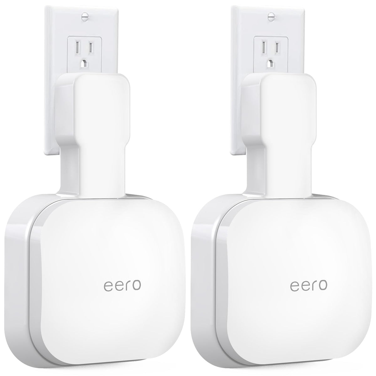 Wall Mount Holder For Eero Pro 6E/Pro 6, No Messy Wires, Space Saving, Outlet Wall Stand Bracket Compatible With Eero Pro 6E/Pro