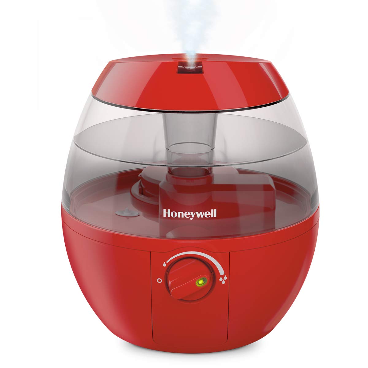 Honeywell Hul520R Mistmate Ultrasonic Cool Mist Humidifier, Red   Cool Mist Humidifier For Bedroom, Home Or Office