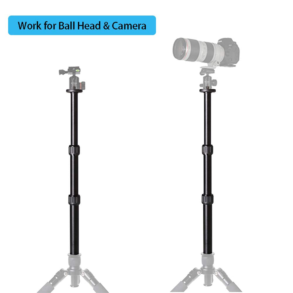 Tripod Center Column Extension Camera Mount Extender Telescopic Rod 3 Section Pole For Monopod Dslr Photo Studio Outdoor Macro S