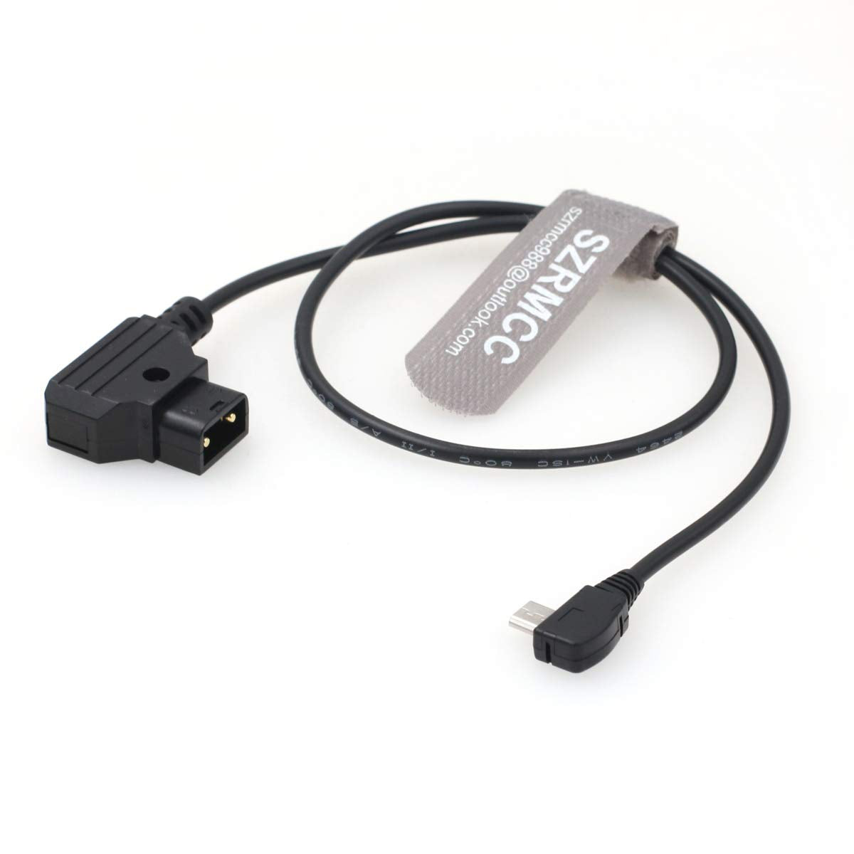 Szrmcc For Tilta Nucleus Nano Follow Focus Motor Power Cable Right Angle Micro Usb To D Tap 2 Pin Male