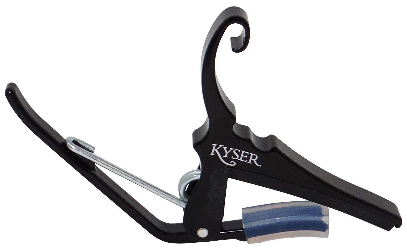 Kyser Quick Change Guitar Capo For 12 String Guitars, Black, Kg12B