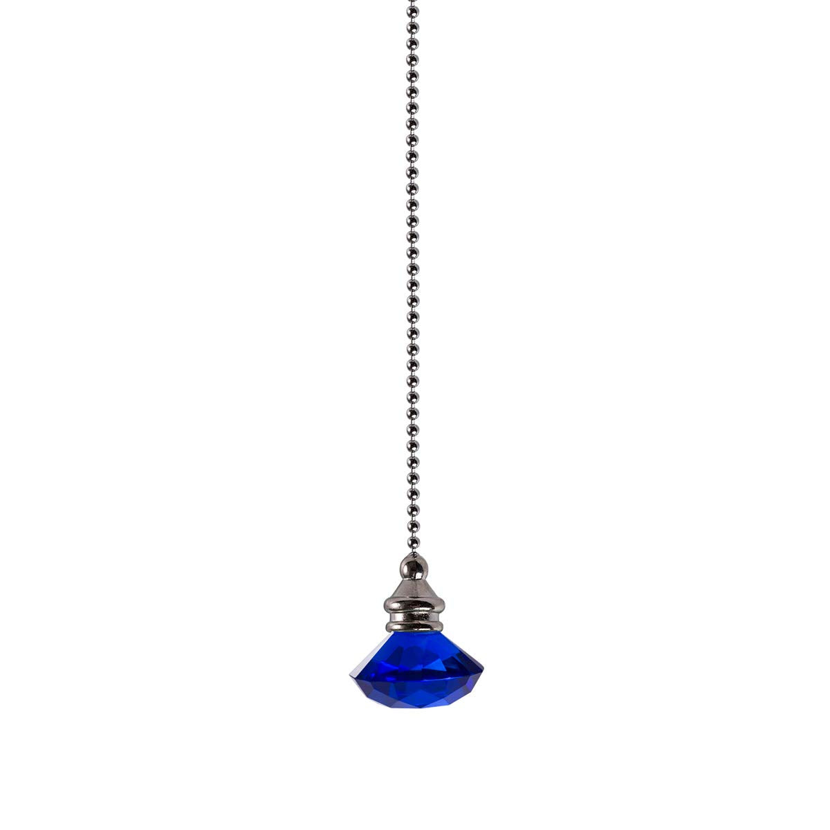 Longsheng Ceiling Fan Pull Chain Set   2 Pieces Amber Diamond Fan Pull Chains 20 Inch Ceiling Fan Chain Extender With Chain Conn