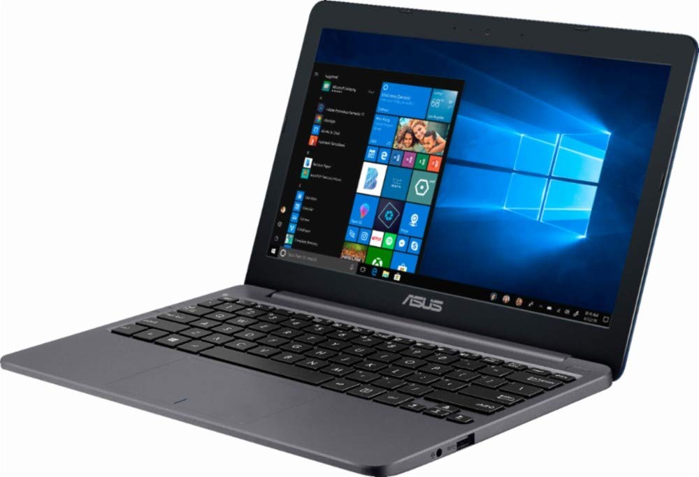 Asus Vivobook E203Ma Thin And Lightweight 11.6    Hd Laptop, Intel Celeron N4000 Processor, 4Gb Ram, 64Gb Emmc Storage, 802.11Ac